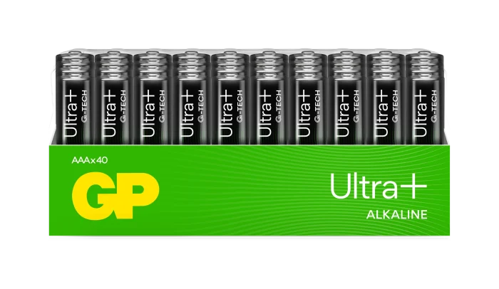 GP Ultra Plus AAA-batteri 40-pack