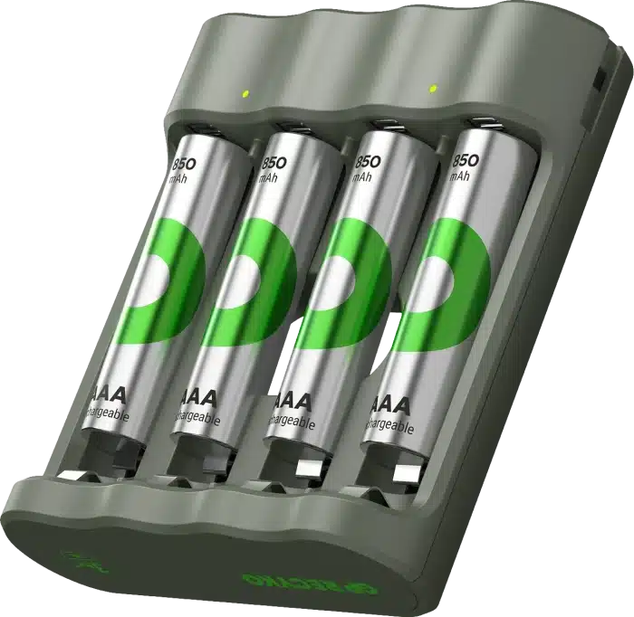 GP Recyko Everyday batteriladdare + 4st AAA 850mAh