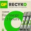 GP Recyko Everyday batteriladdare + 4st AAA 850mAh - Bild 2